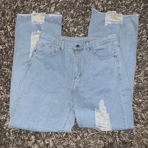 SHEIN Ripped Jeans Size Large